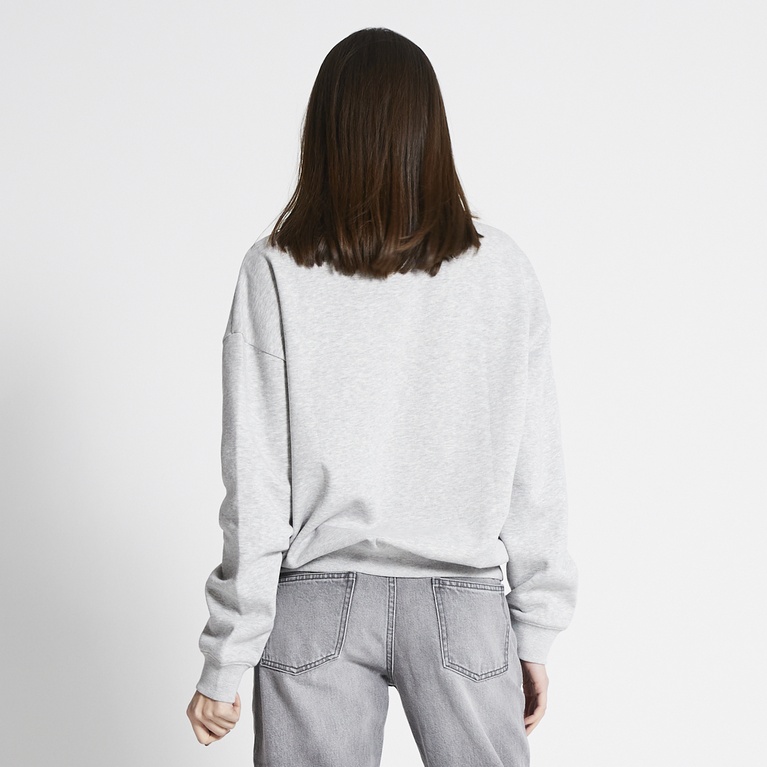Sweatshirt "New Crew"  Grey Melange
